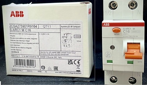 Abb arc1 c16 afdd - c16, 2polig