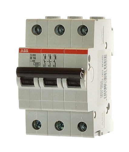 Abb s203 c16 - s203-c16, sicherungsautomat